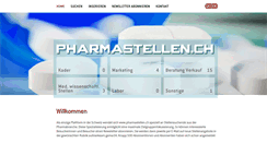 Desktop Screenshot of pharmastellen.ch